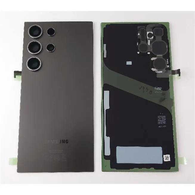 Tapa trasera o tapa bateria negra para Samsung Galaxy S24 Ultra SM-S928B GH82-33349B Service Pack