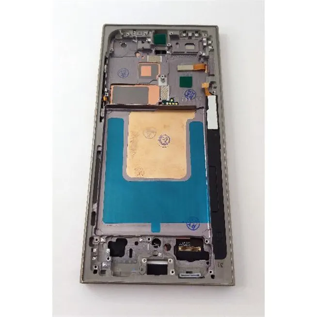 Pantalla lcd para Samsung Galaxy S24 Ultra S928 mas tactil negro con marco gris calidad Oled