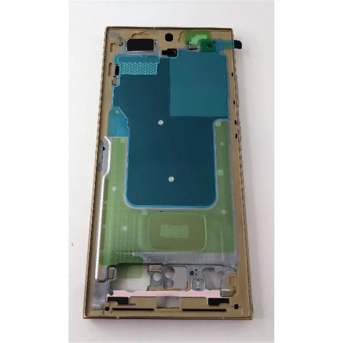 Carcasa central o marco amarillo para Samsung Galaxy S24 Ultra SM-S928B GH82-33399C Service Pack