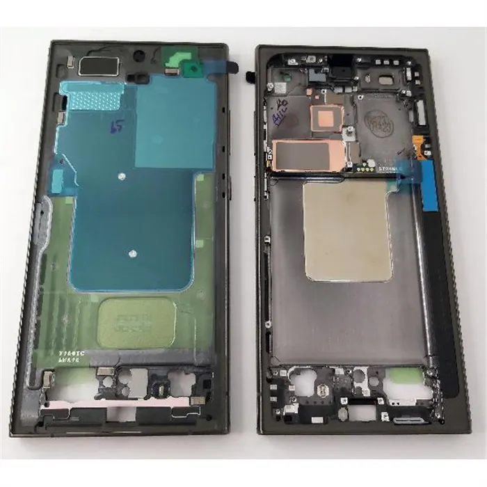 Carcasa central o marco negro para Samsung Galaxy S24 Ultra SM-S928B GH82-33399B Service Pack