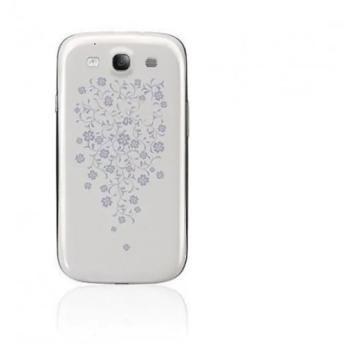 Samsung Galaxy S3 I9300 Tapa Batería blanco flores