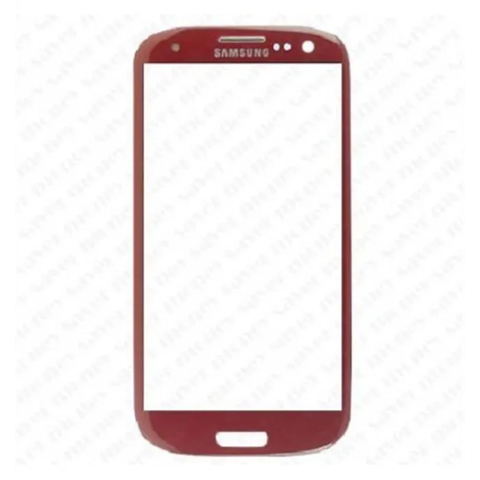 Samsung Galaxy S3 I9300 Cristal rojo gorilla glass premium
