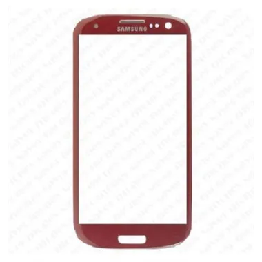 Samsung Galaxy S3 I9300 Cristal rojo gorilla glass premium