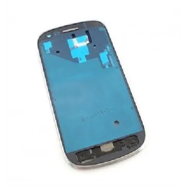 Samsung Galaxy S3 Mini I8190 blanco parte central + marco or