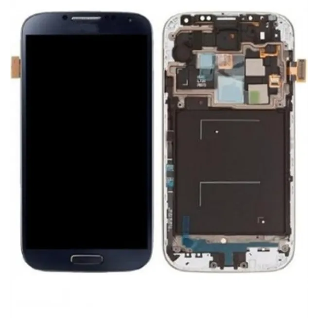 Samsung Galaxy S4 I545 LCD + Táctil azul oscuro + marco premium