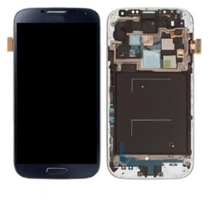 Samsung Galaxy S4 I545 LCD + Táctil azul oscuro + marco premium