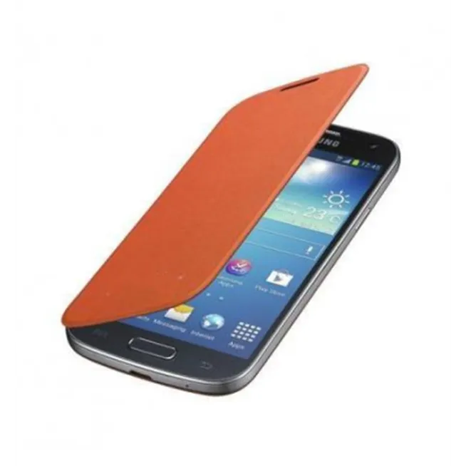 Samsung Galaxy SIV Mini I9190 i9195 Flip cover naranja