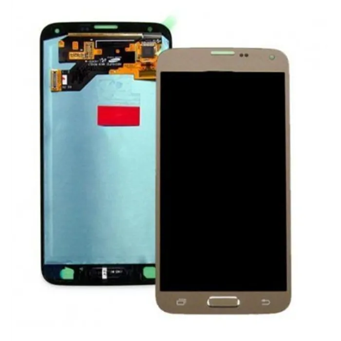 Samsung GH97-17787B Galaxy S5 Neo SM-G903F pantalla lcd + táctil dorado premium Service Pack