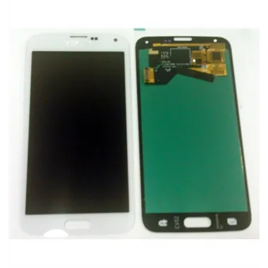 Pantalla lcd para Samsung Galaxy S5 I9600 SM-G900M SM-G900F G901F mas tactil blanco compatible Oled