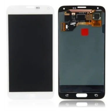 Pantalla lcd para Samsung Galaxy S5 I9600 SM-G900M SM-G900F G901F mas tactil blanco
