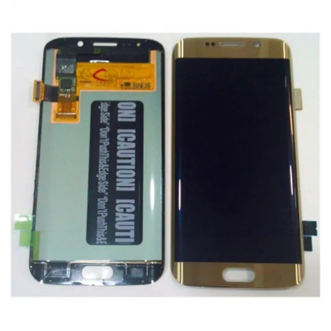 Samsung Galaxy S6 Edge G925F pantalla lcd + táctil dorado premium remanufacturada