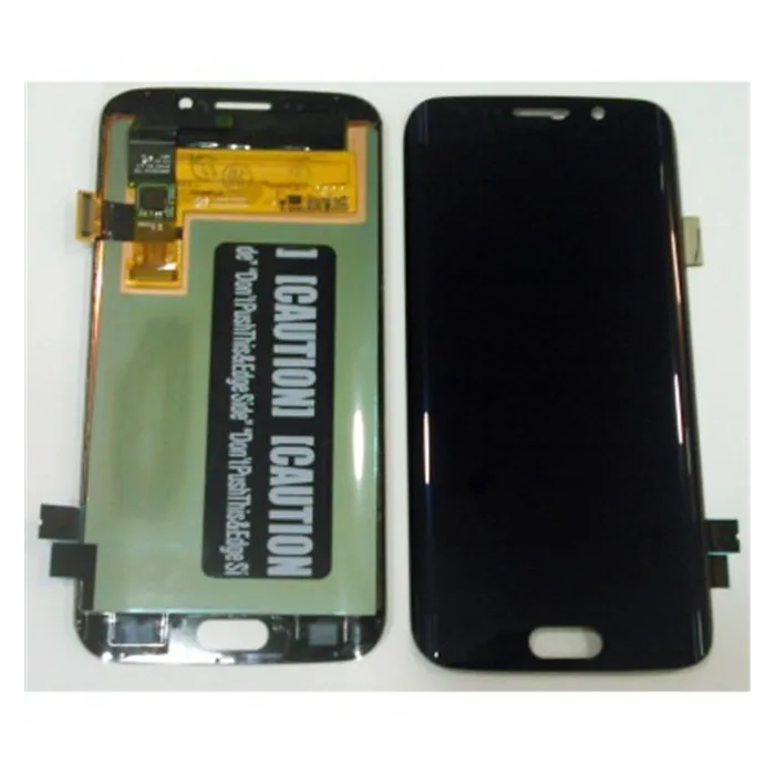 Samsung Galaxy S6 Edge G925F pantalla lcd + táctil azul - negro premium remanufacturada