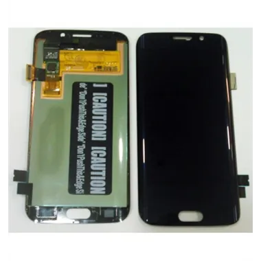 Samsung Galaxy S6 Edge G925F pantalla lcd + táctil azul - negro premium remanufacturada