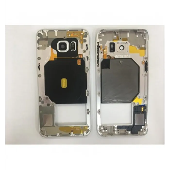 Samsung Galaxy S6 Edge Plus G928F carcasa central o marco blanco premium