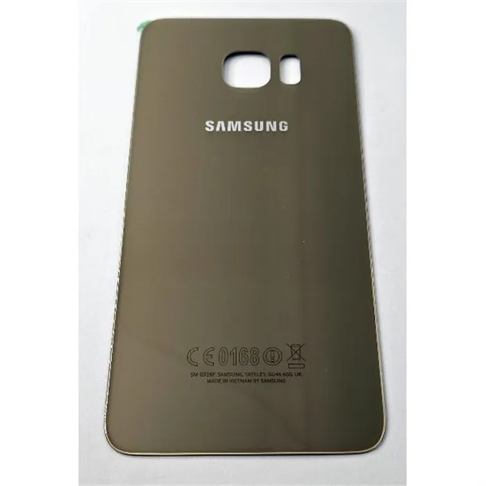 Tapa trasera o tapa bateria dorada para Samsung Galaxy S6 Edge Plus SM-G928F GH82-10336A Service Pack