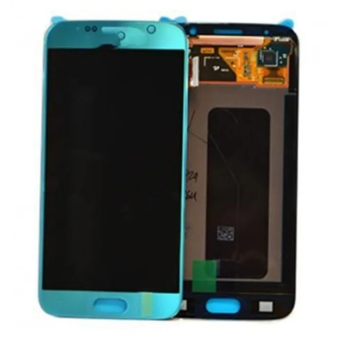 Samsung SM-G920F Galaxy S6 GH97-17260D pantalla lcd + táctil azul claro premium Service Pack