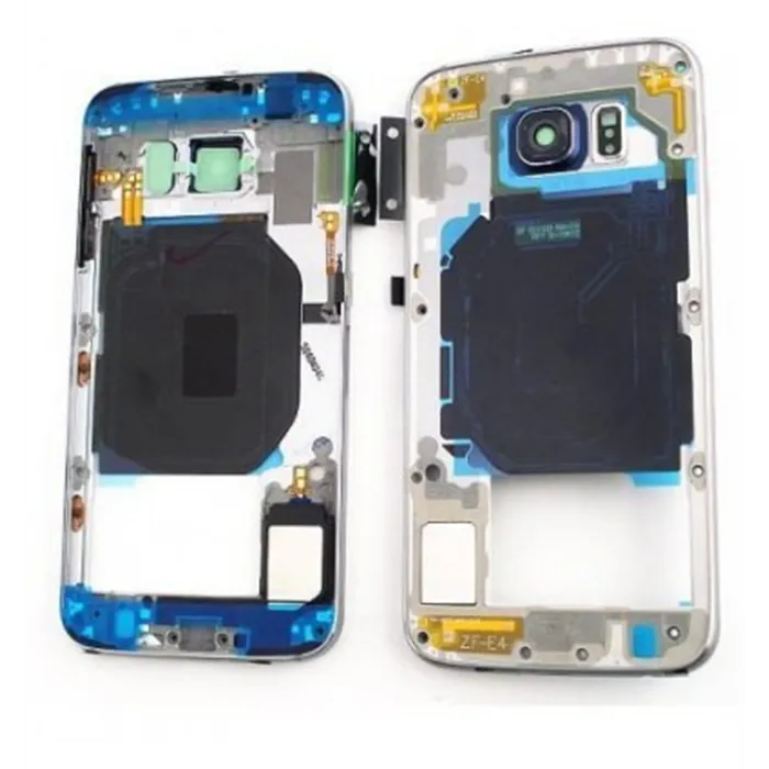 Samsung Galaxy S6 G9200 G920F carcasa central negro premium