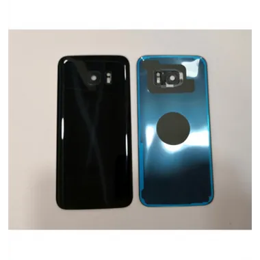 Tapa trasera o tapa bateria negra para Samsung Galaxy S7 Edge SM-G935F mas lente camara