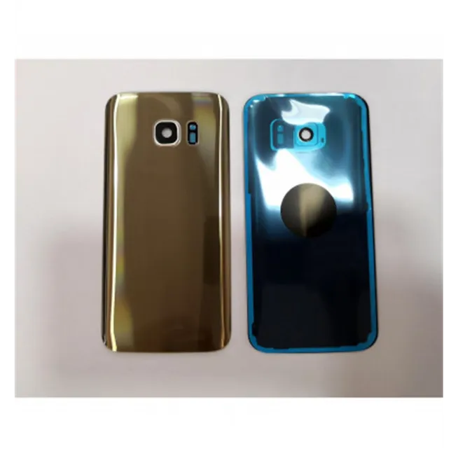 Tapa trasera o tapa bateria dorada para Samsung Galaxy S7 SM-G930F mas lente camara
