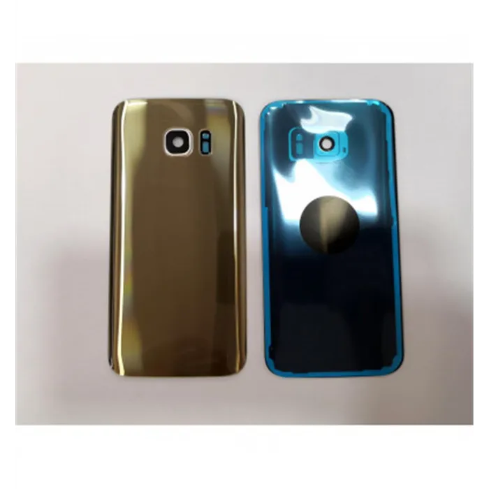 Tapa trasera o tapa bateria dorada para Samsung Galaxy S7 SM-G930F mas lente camara