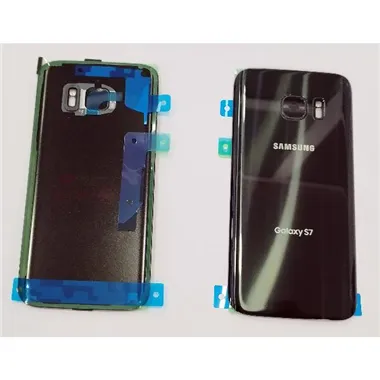 Tapa trasera o tapa bateria negra para Samsung Galaxy S7 SM-930F GH82-11384A Service Pack