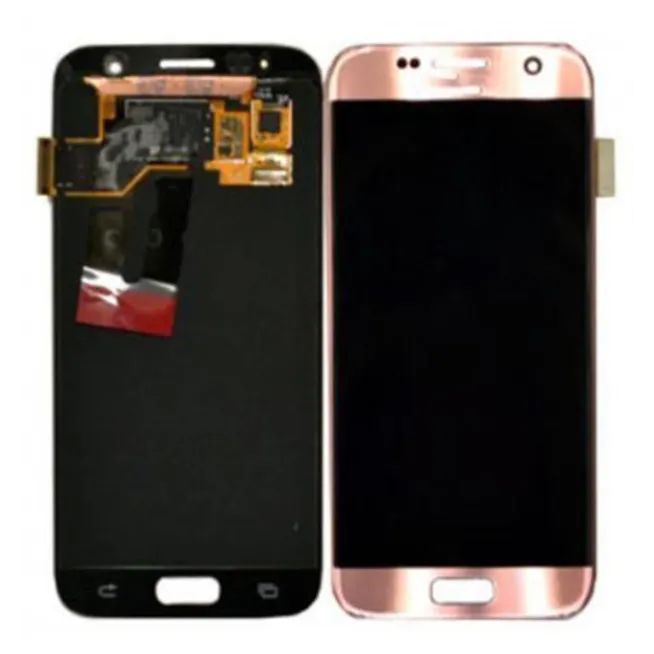 Samsung GH97-18523E Galaxy S7 SM-G930F pantalla lcd + táctil rosa dorado premium Service Pack