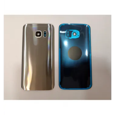 Tapa trasera o tapa bateria plata para Samsung Galaxy S7 SM-G930F mas lente camara