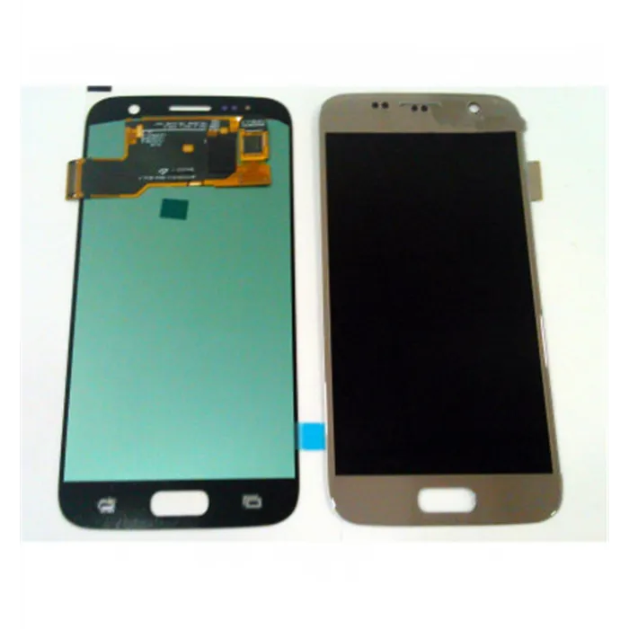 Pantalla lcd calidad oled para Samsung Galaxy S7 G930 G930F SM-G930 SM-G930F mas tactil plata compatible