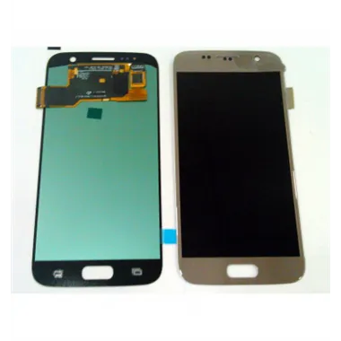 Pantalla lcd calidad oled para Samsung Galaxy S7 G930 G930F SM-G930 SM-G930F mas tactil plata compatible