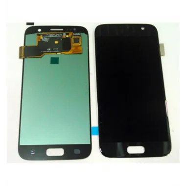 Pantalla lcd calidad oled para Samsung Galaxy S7 G930 G930F SM-G930 SM-G930F mas tactil negro compatible