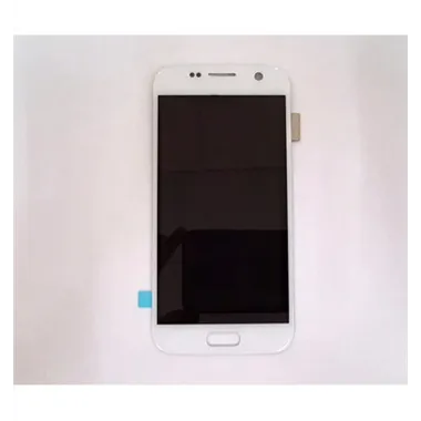 Pantalla lcd calidad oled para Samsung Galaxy S7 G930 G930F SM-G930 SM-G930F mas tactil blanco compatible