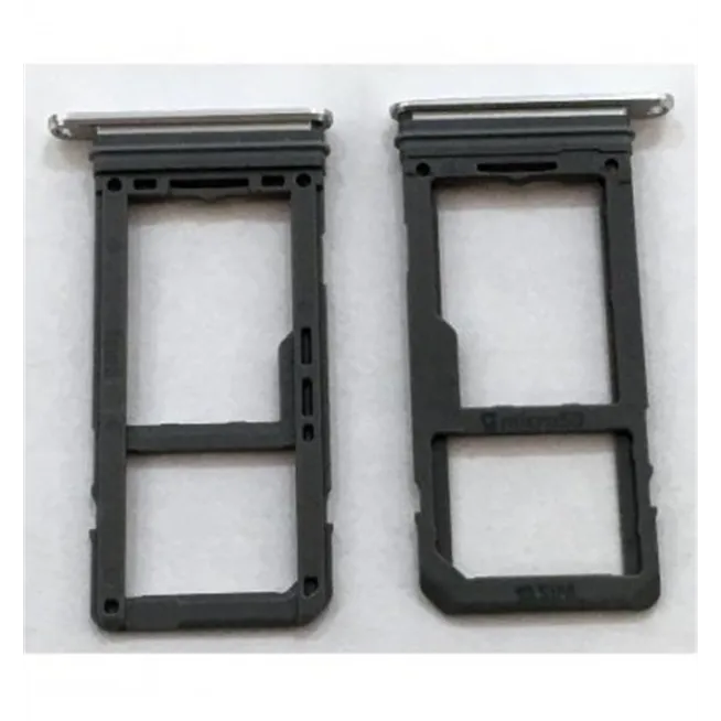 Samsung Galaxy S8 G950F S8 Plus G955F soporte sim y sd plata premium