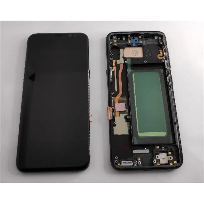 Pantalla TFT para Samsung Galaxy S8 G950F SM-G950F mas tactil negro mas marco negro compatible