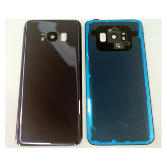 tapa trasera o tapa bateria Gris para SAMSUNG GALAXY S8 G950F mas lente camara calidad premium