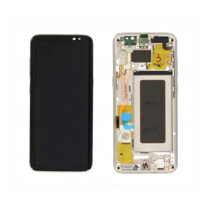 Samsung GH97-20457F Galaxy S8 G950f pantalla lcd + táctil dorado premium