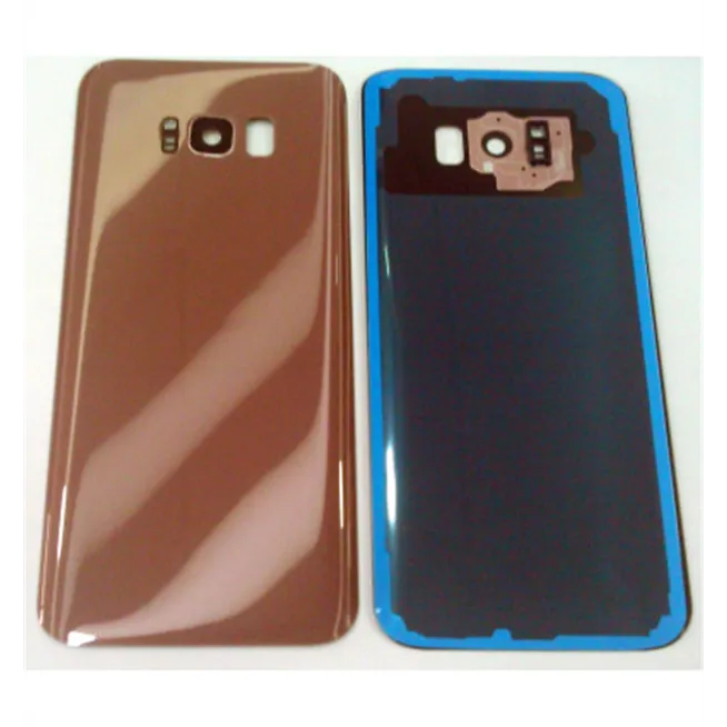 Tapa trasera o tapa bateria rosa para SAMSUNG GALAXY S8 Plus G955F mas lente camara calidad premium