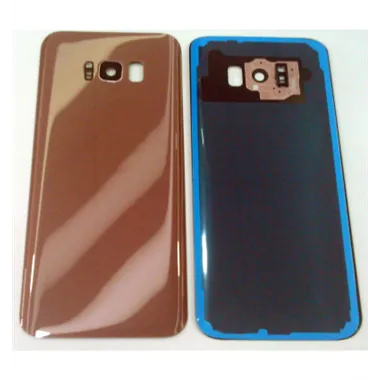 Tapa trasera o tapa bateria rosa para SAMSUNG GALAXY S8 Plus G955F mas lente camara calidad premium