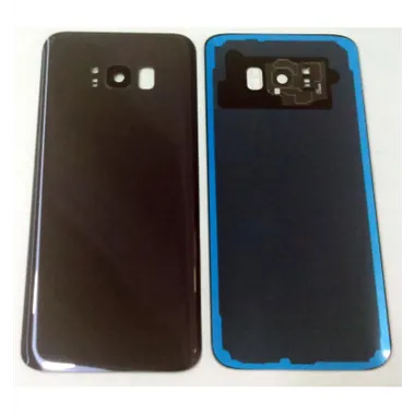 Tapa trasera o tapaba bateria gris para SAMSUNG GALAXY S8 Plus G955F mas lente camara calidad premium