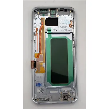 Pantalla lcd calidad oled para Samsung Galaxy S8 Plus G955F mas tactil negro mas marco azul compatible
