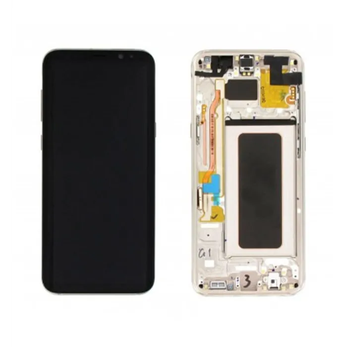Samsung GH97-20470F Galaxy S8 Plus G955F pantalla lcd + táctil dorado premium Service Pack