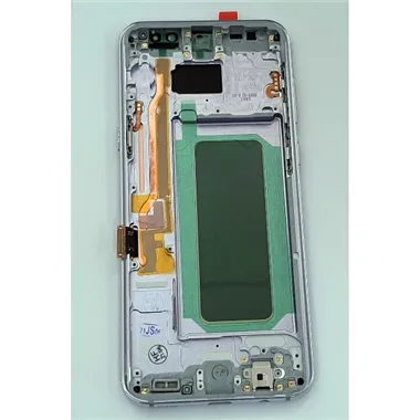Pantalla lcd calidad oled para Samsung Galaxy S8 Plus G955F mas tactil negro mas marco purpura compatible