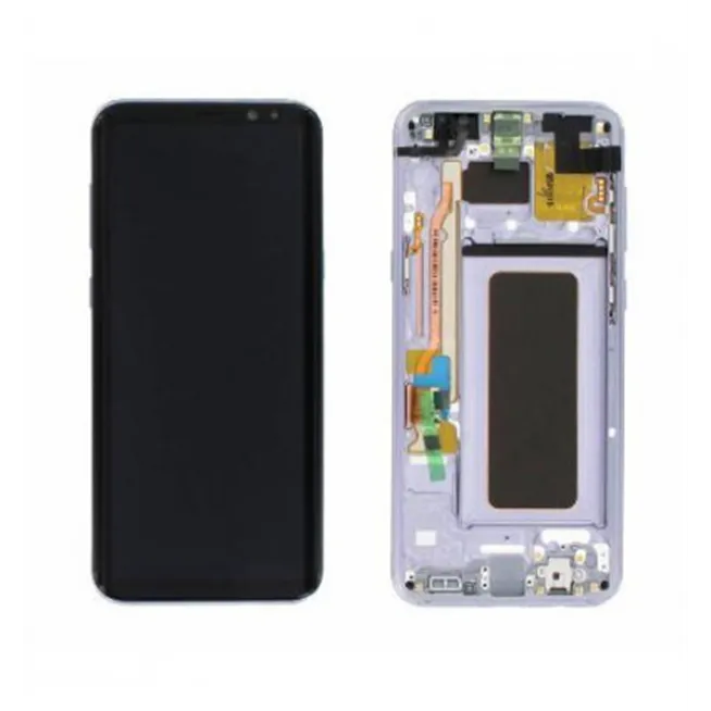 Samsung GH97-20470C G955F Galaxy S8 Plus pantalla lcd + táctil violet grey premium Service Pack