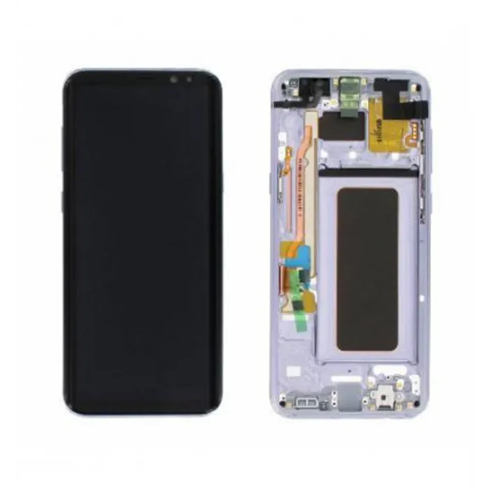 Samsung GH97-20470C G955F Galaxy S8 Plus pantalla lcd + táctil violet grey premium Service Pack