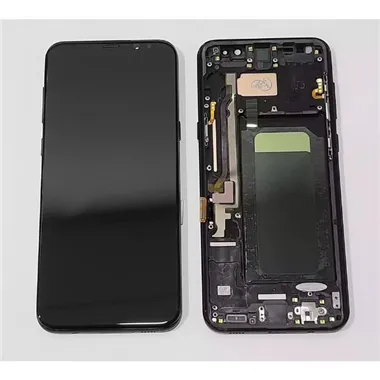 Pantalla lcd calidad TFT para Samsung Galaxy S8 Plus G955F mas tactil negro mas marco negro compatible