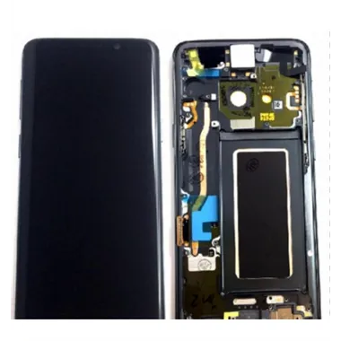 Samsung GH97-21696C Galaxy S9 SM-G960F pantalla lcd + táctil negro + marco gris premium SERVICE PACK