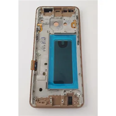 Pantalla lcd para Samsung Galaxy S9 G960F mas tactil negro con marco dorado calidad TFT