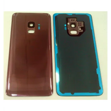 Tapa trasera o tapa bateria purpura para SAMSUNG GALAXY S9 G960F mas lente camara calidad premium