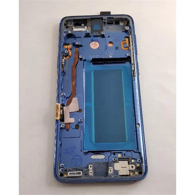 Pantalla oled para Samsung Galaxy S9 SM-G960F mas tactil negro mas marco azul compatible