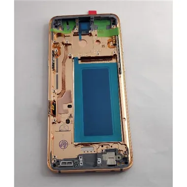 Pantalla oled para Samsung Galaxy S9 SM-G960F mas tactil negro mas marco dorado
