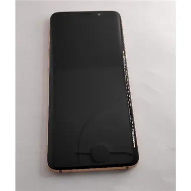 Pantalla oled para Samsung Galaxy S9 SM-G960F mas tactil negro mas marco dorado